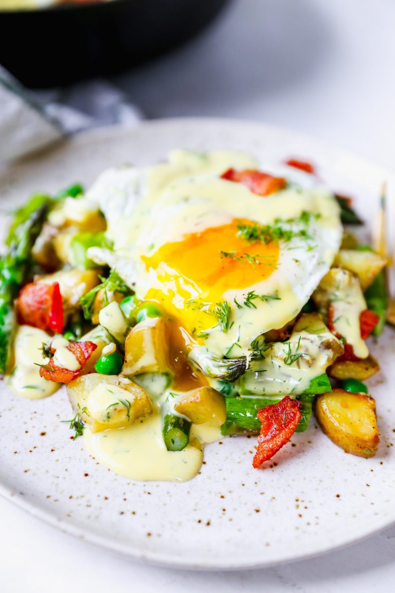 Spring Hash with Eggs &amp; Dill Hollandaise