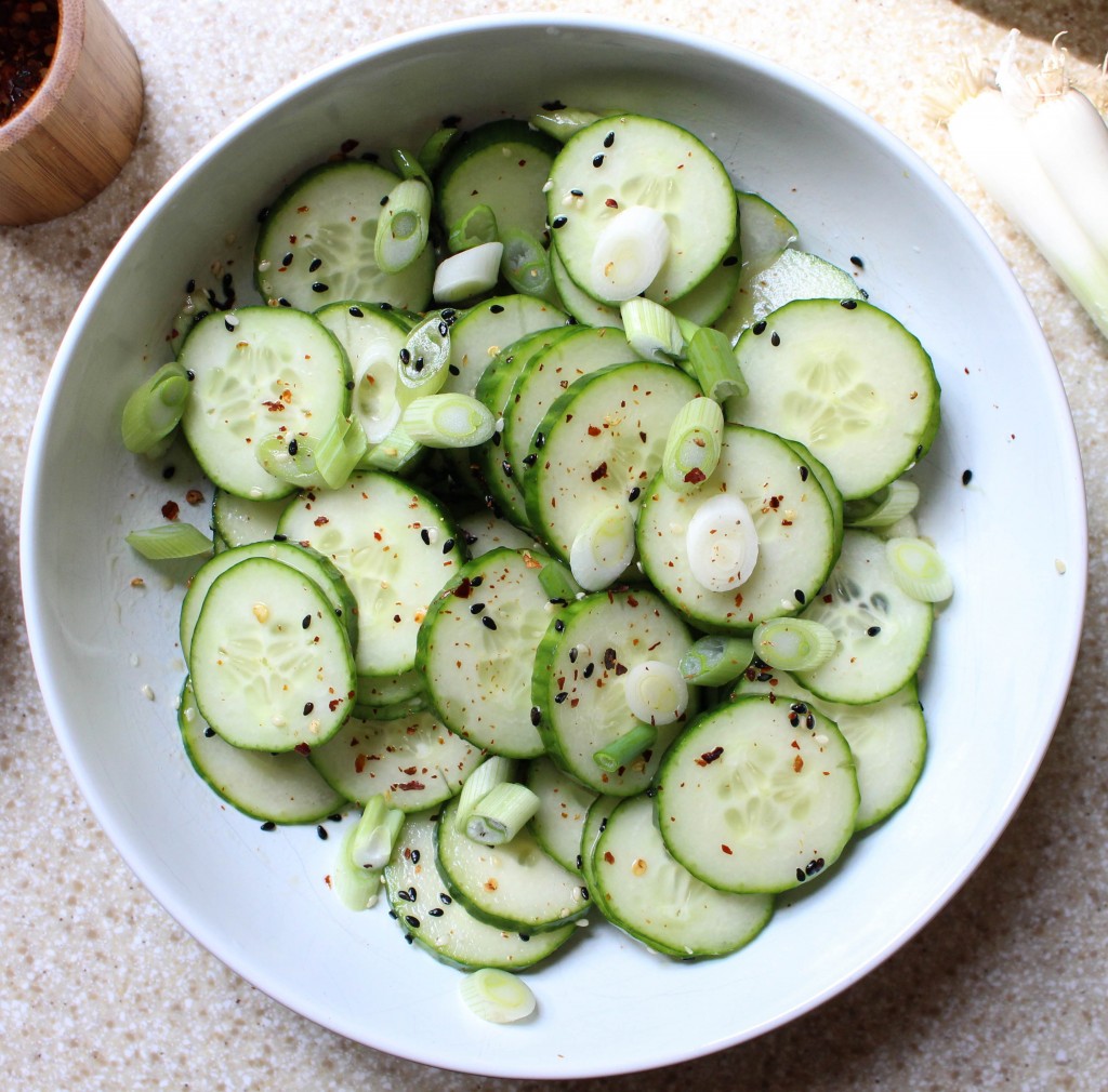 Sesame Cucumber Salad | Yes to Yolks