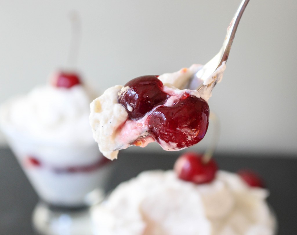 Vanilla Ricotta Mousse & Fresh Cherry Parfaits | Yes to Yolks