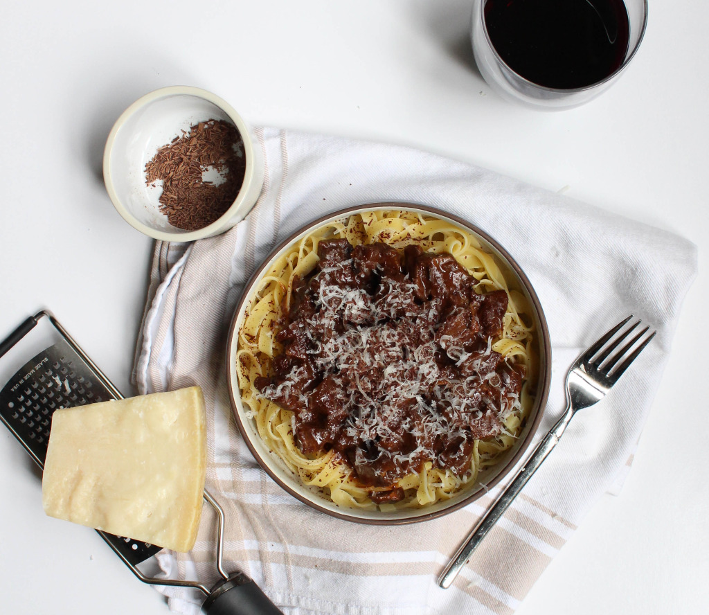 Chocolate & Port-Braised Beef Short Rib Bolognese | Yes to Yolks
