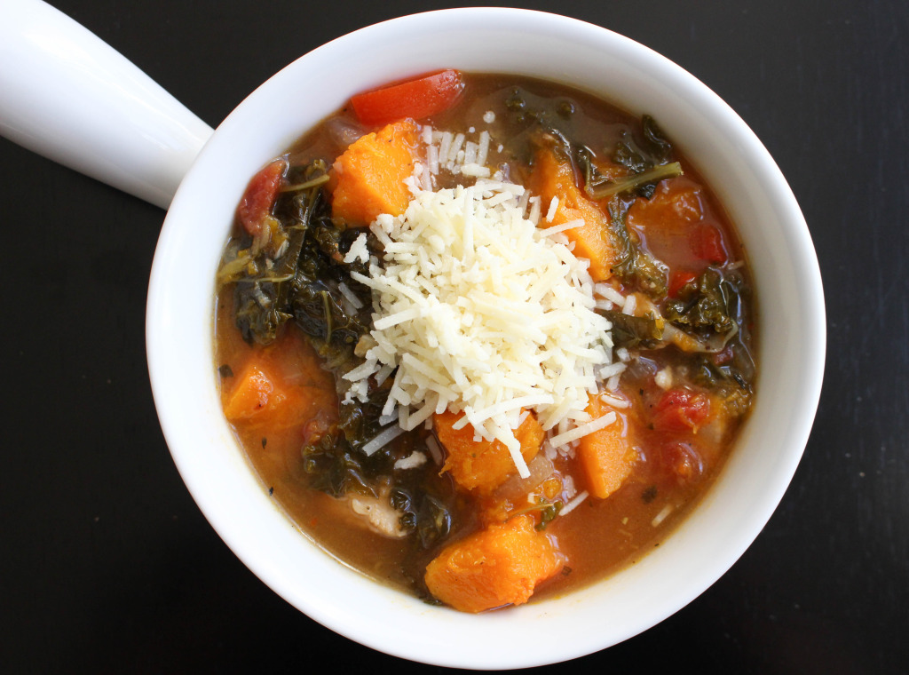 Kale & Roasted Squash Soup | Yes to Yolks
