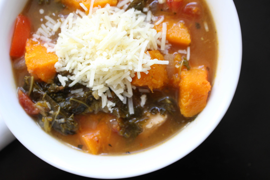 Kale & Roasted Squash Soup | Yes to Yolks