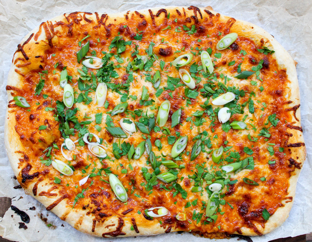 “Hot & Honey” Buffalo Chicken Pizza | Yes to Yolks