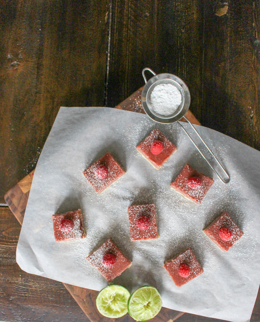 Raspberry Lime Bars | Yes to Yolks