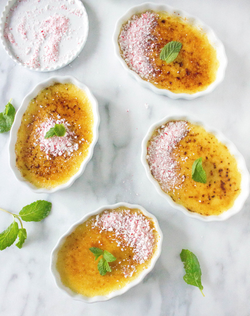 Peppermint Crème Brulée - the perfect make-ahead Christmas dessert! Easier than you think! | yestoyolks.com