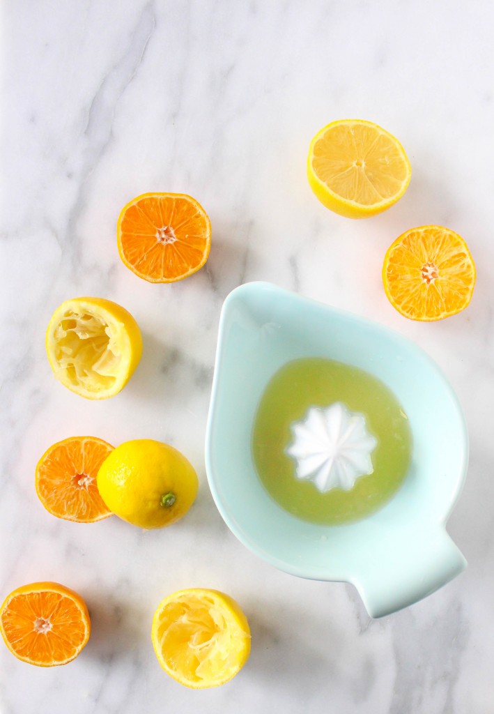 Boozy Clementine Lemonade with Brûléed Citrus & Mint | yestoyolks.com