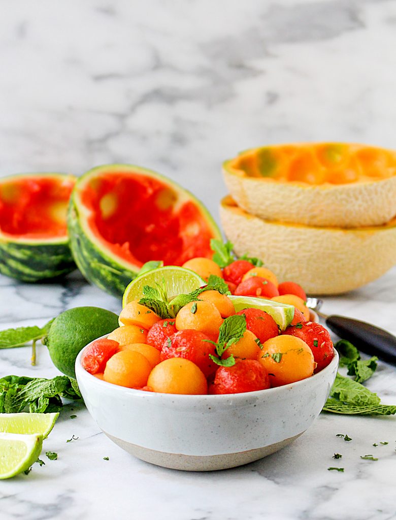 Mojito Melon Salad | yestoyolks.com
