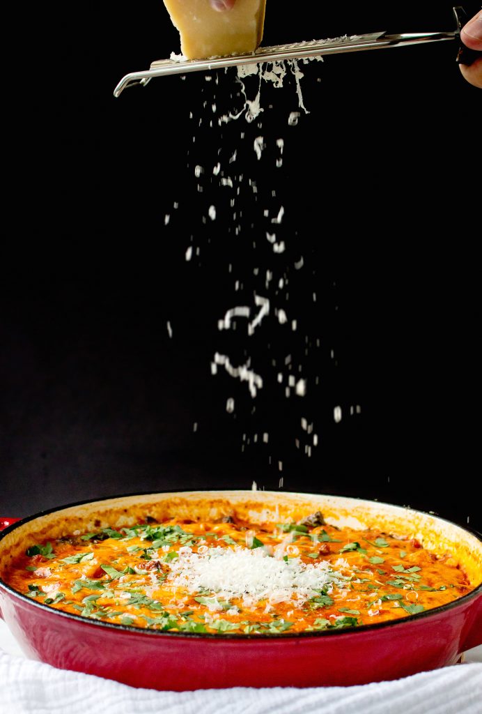 One-Pot Cheese Chorizo Tortellini