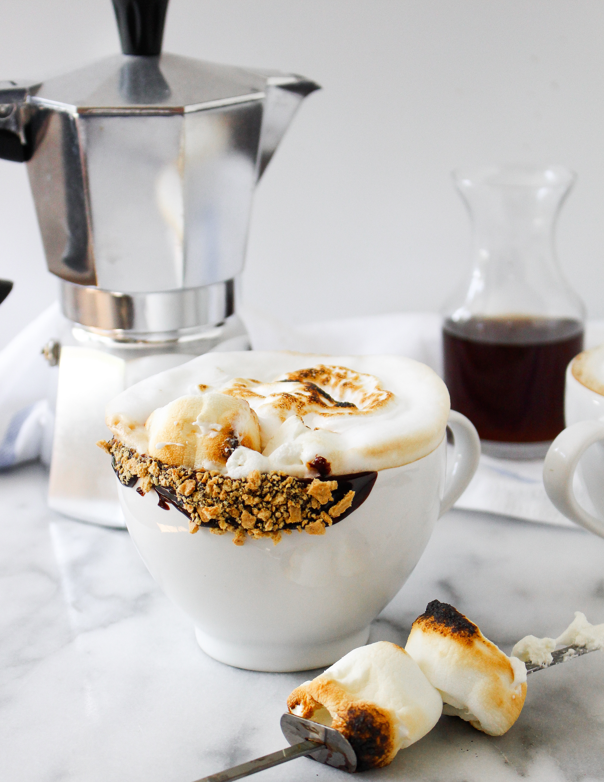 Toasted Marshmallow Latte - Yes to Yolks