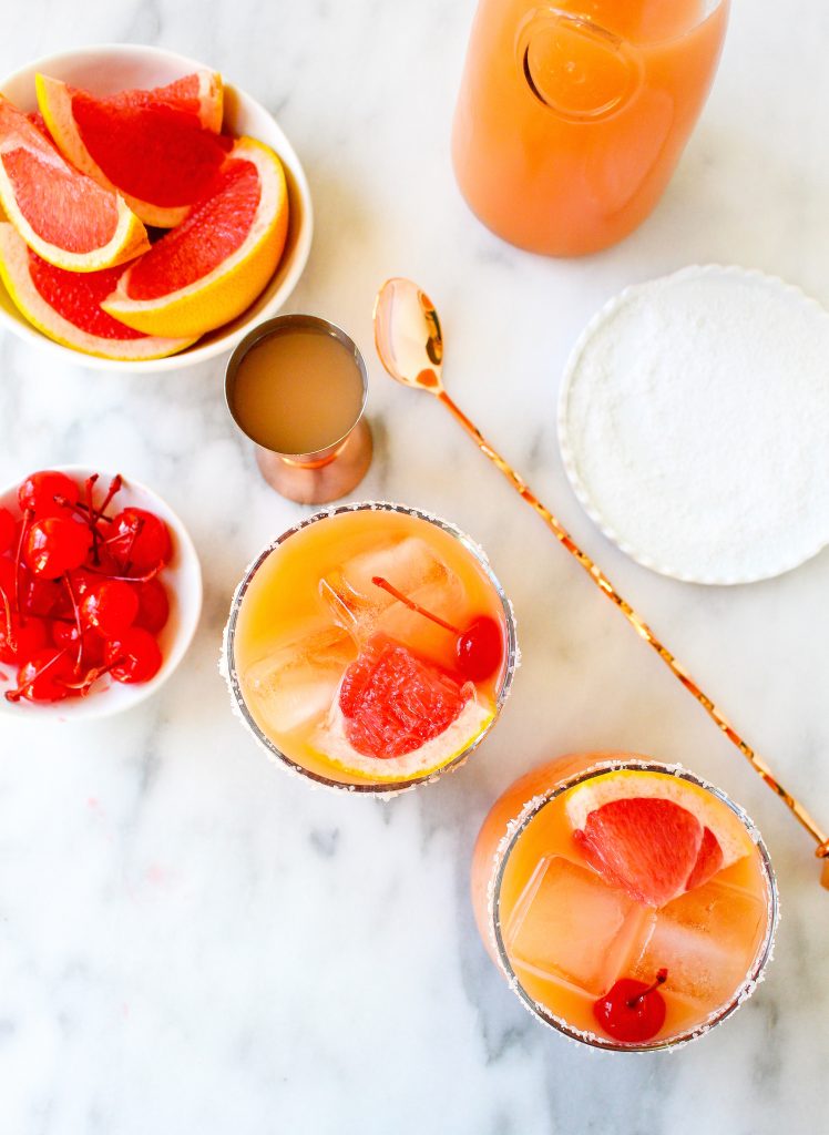 Gingery Grapefruit Salty Dogs