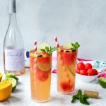 Rosé & Watermelon Sunshine Spritzers