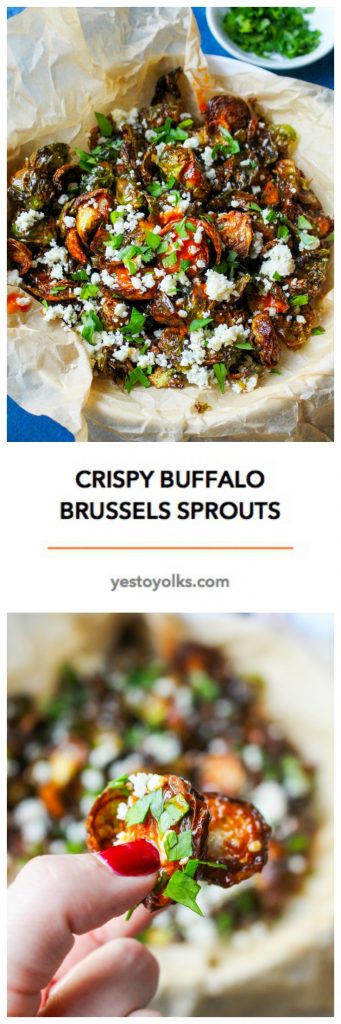 Crispy Buffalo Brussels Sprouts