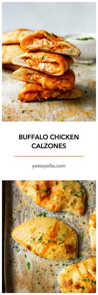 Buffalo Chicken Calzones
