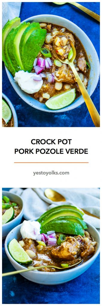 Crock Pot Pork Pozole Verde
