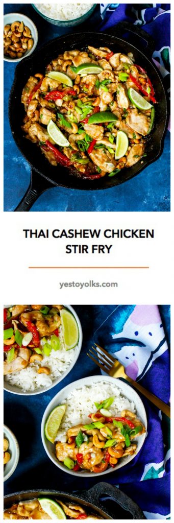 Thai Cashew Chicken Stir Fry