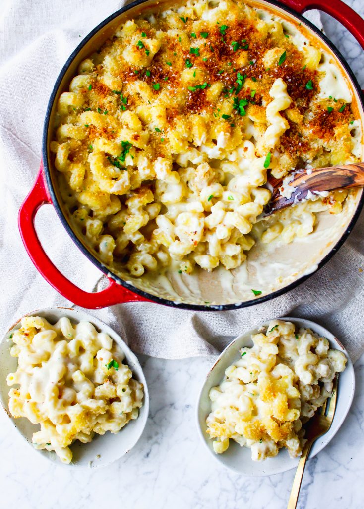 Four-Cheese Truffle Mac-and-Cheese