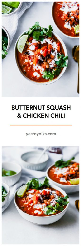 Butternut Squash & Chicken Chili