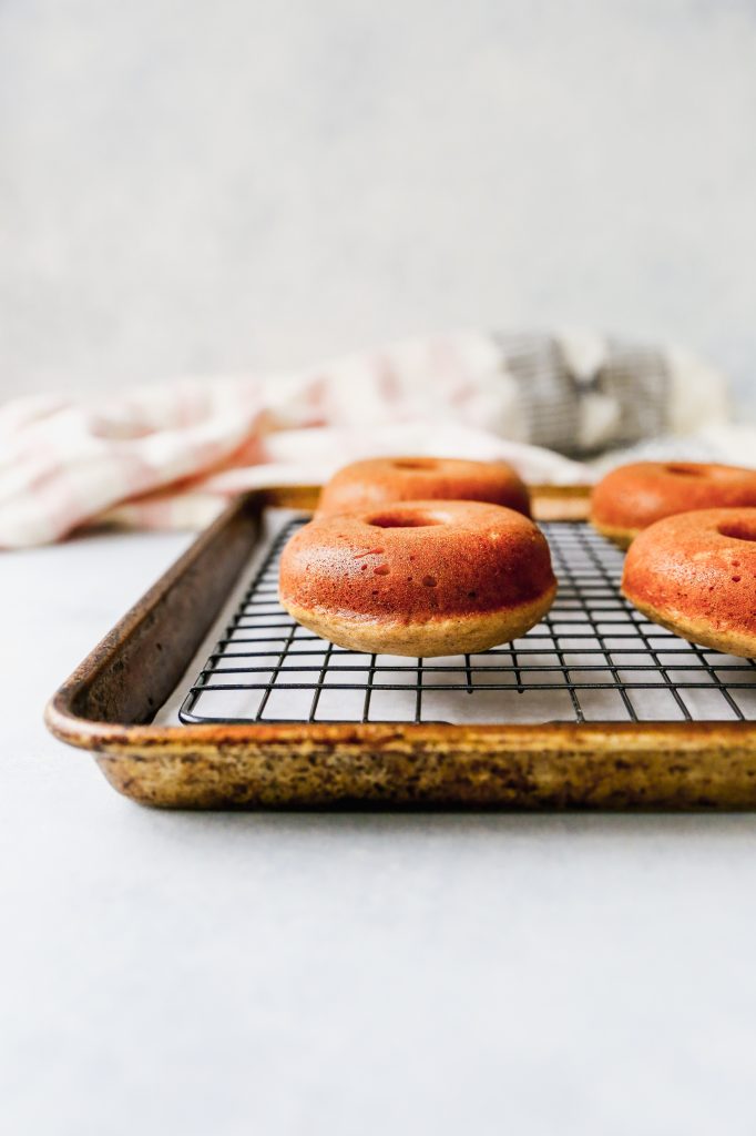 Baked Salted Maple Donuts