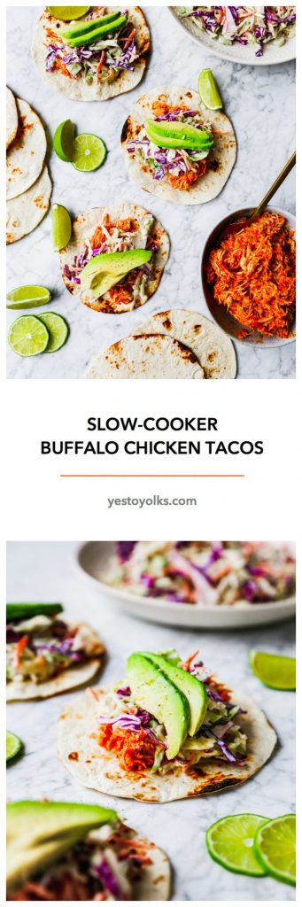 Slow-Cooker Buffalo Chicken Tacos