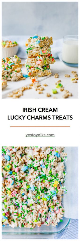 Irish Cream Lucky Charms Treats