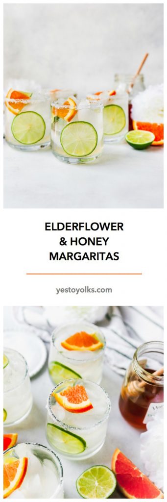 Elderflower & Honey Margaritas