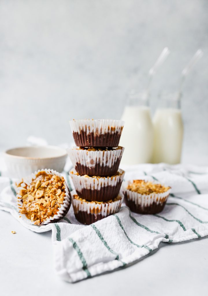 Chocolate Nut Butter Granola Cups