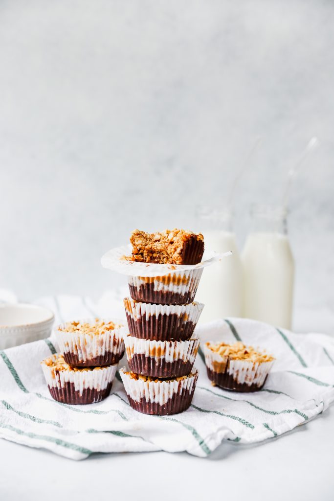 Chocolate Nut Butter Granola Cups