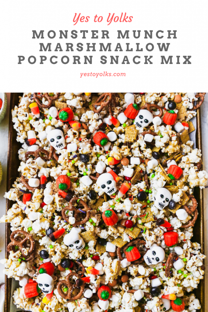 Monster Munch Marshmallow Popcorn Snack Mix