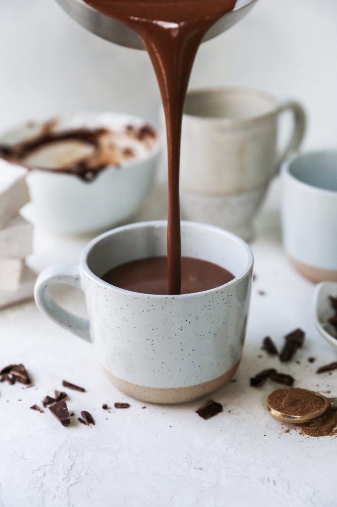 Hot Chocolate with Chai-Spiced Marshmallows
