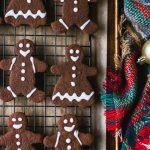 Chocolate Tahini Gingerbread Cookies