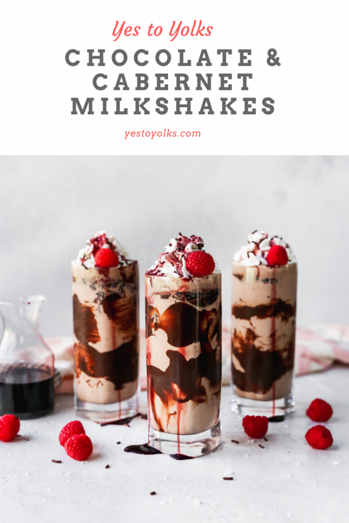 Chocolate & Cabernet Milkshakes