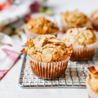 Coconut Carrot Cake Power Muffins