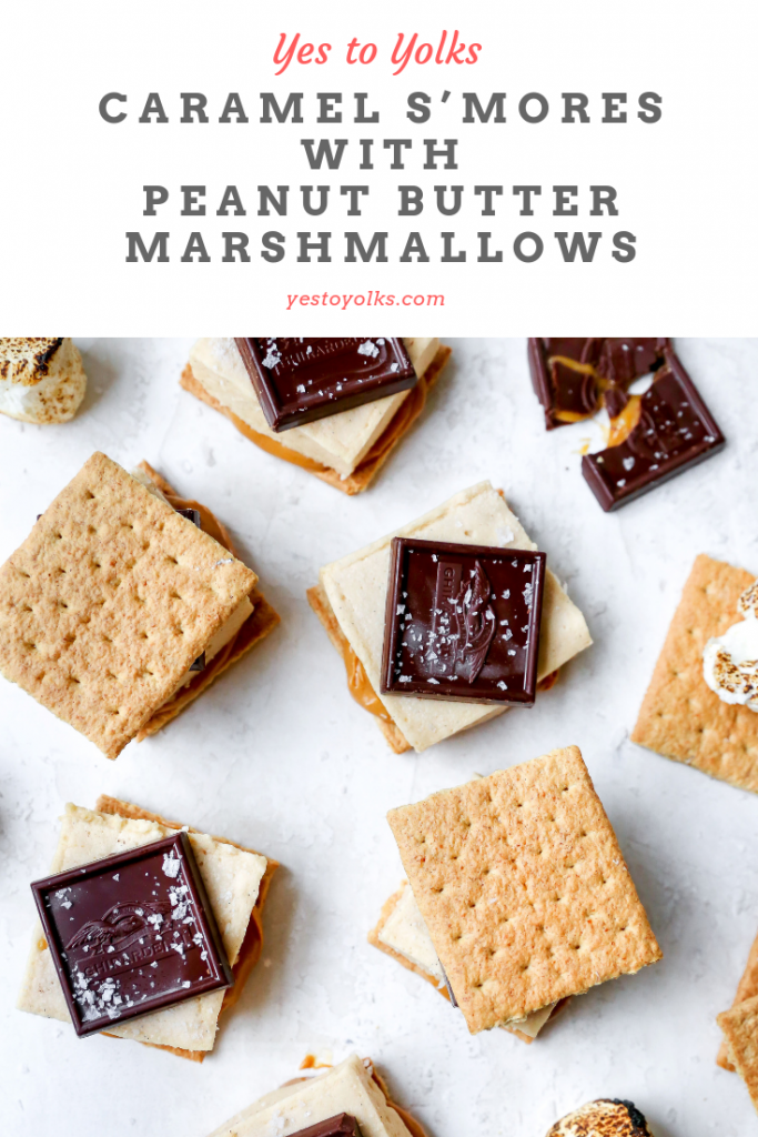 Caramel S’mores with Peanut Butter Marshmallows
