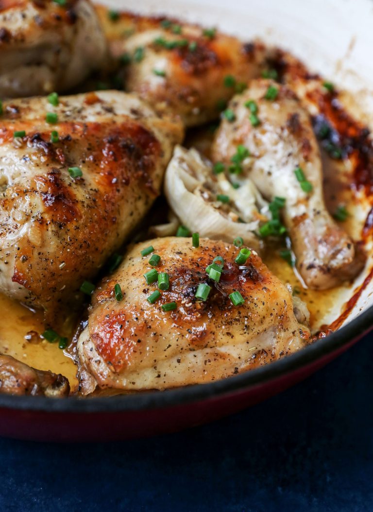 Garlic Brown Sugar Roast Chicken