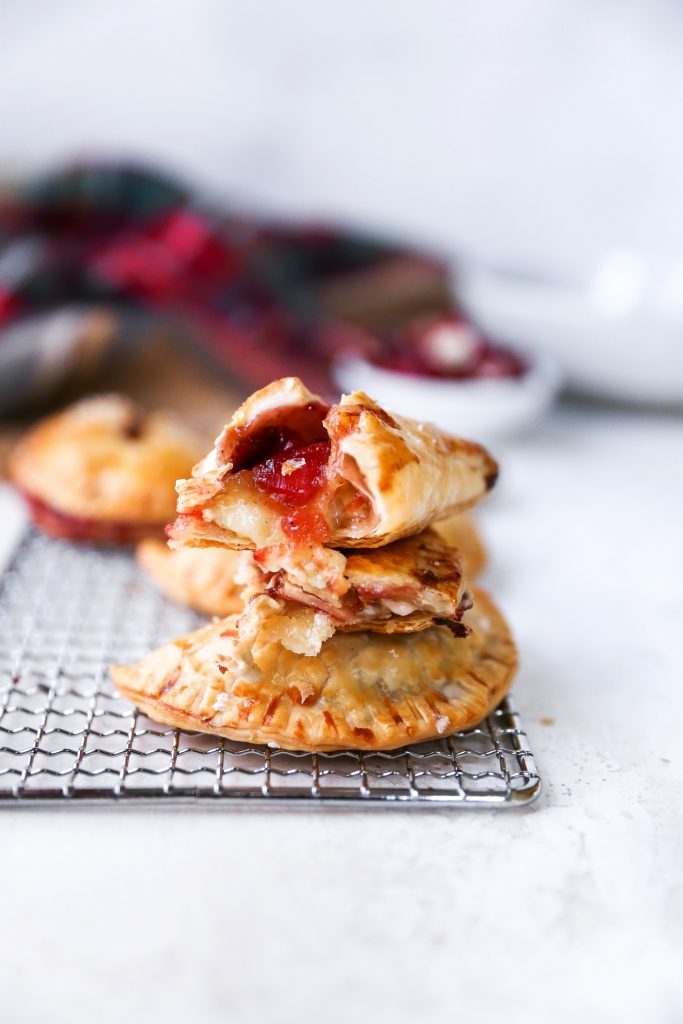 Savory Brie & Cranberry Chutney Hand Pies
