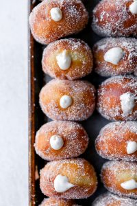 Mini Eggnog Donuts - Yes to Yolks