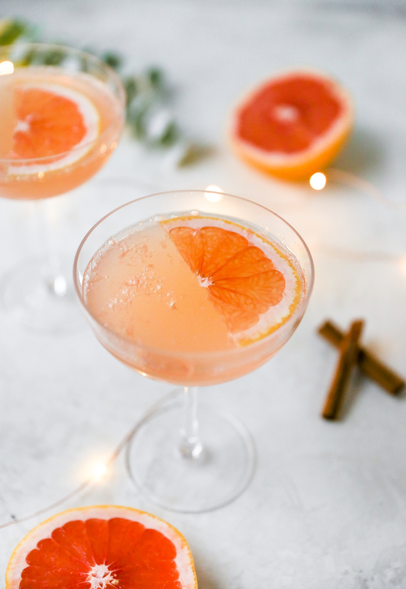 Spiced Grapefruit Rosé Spritzer - Yes to Yolks