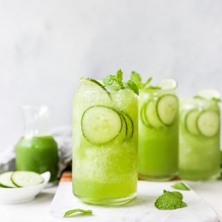 Minty Cucumber Gin Coolers
