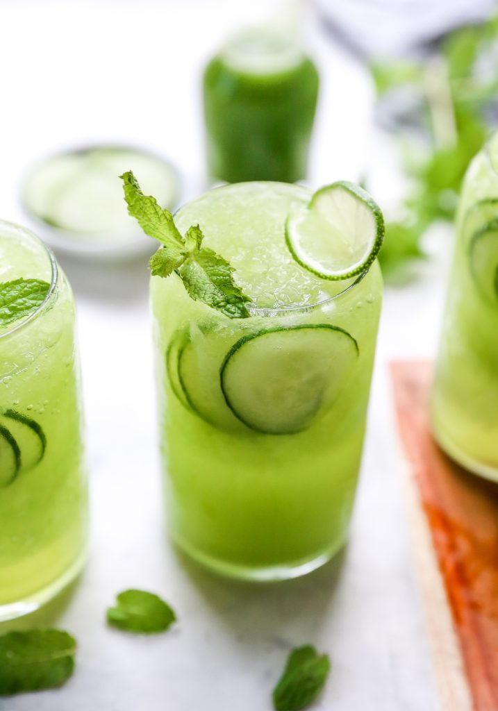 Minty Cucumber Gin Coolers