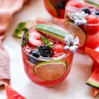 Watermelon Berry Rosé Sangria