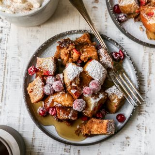 Gingerbread French Toast Bake