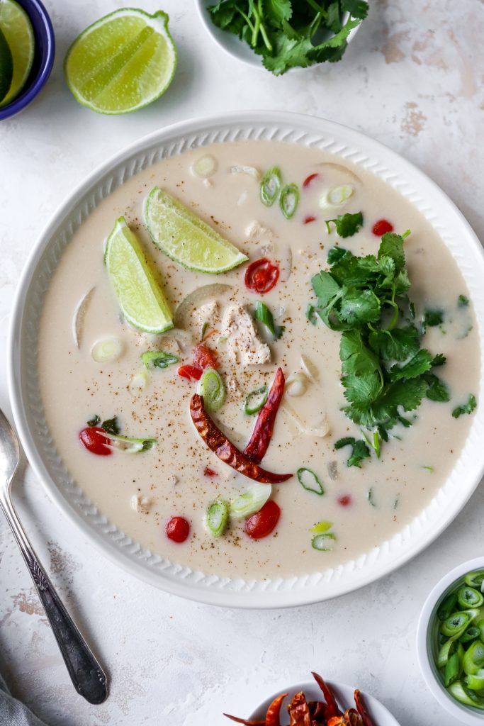 Thai Coconut Chicken Soup - Yes to Yolks