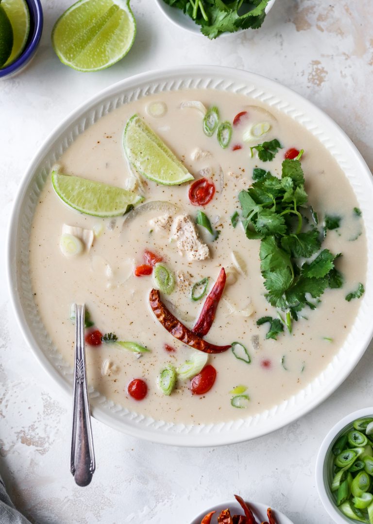 Thai Coconut Chicken Soup - Yes to Yolks