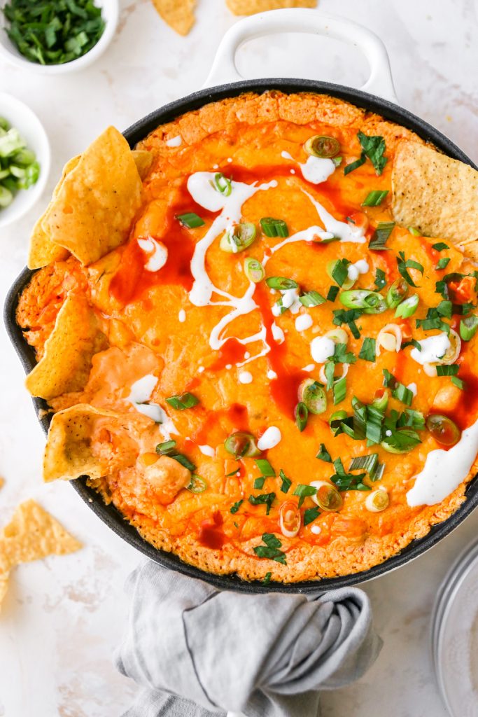 Quick & Easy Buffalo Chicken Dip - Yes to Yolks