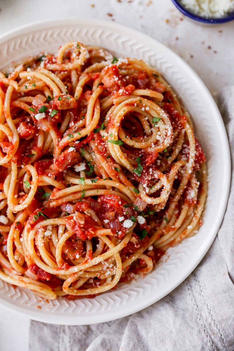 Our Favorite Pasta All’amatriciana - Yes to Yolks