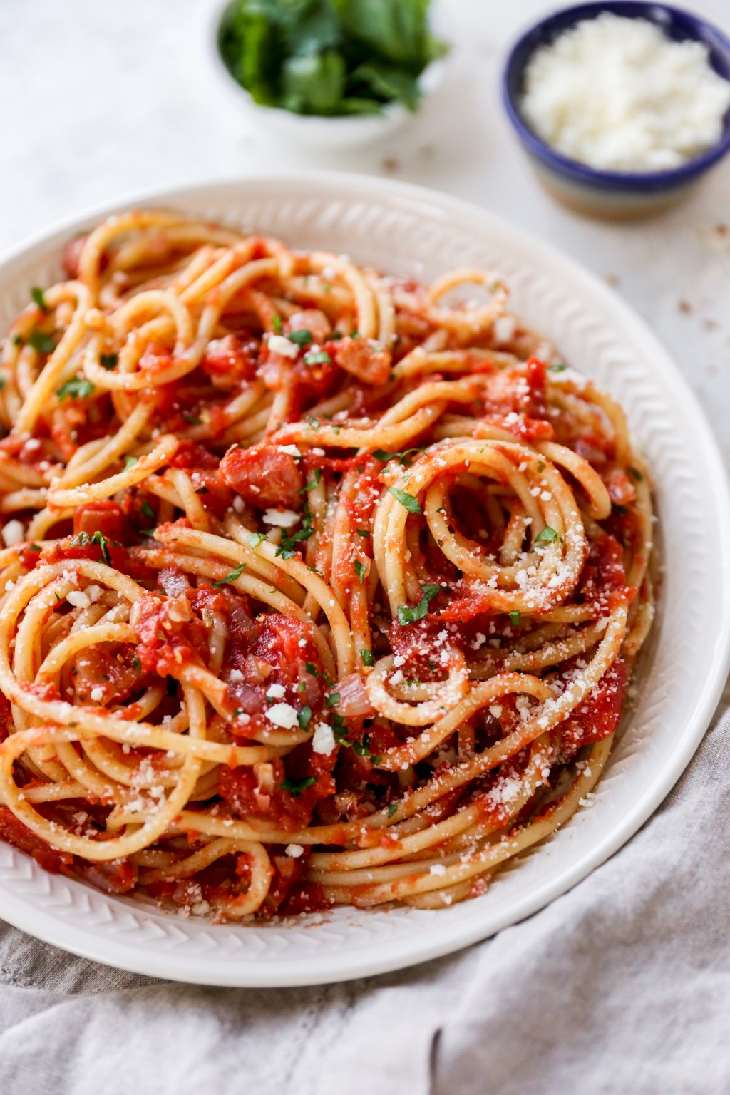 Our Favorite Pasta All’amatriciana - Yes to Yolks