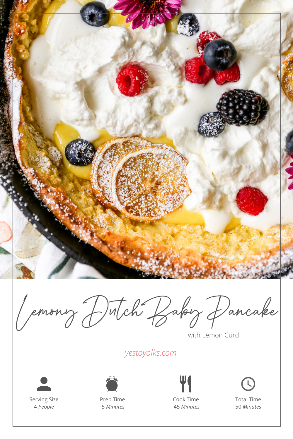 Dutch Baby Pancake {Ready in 30 Minutes!}
