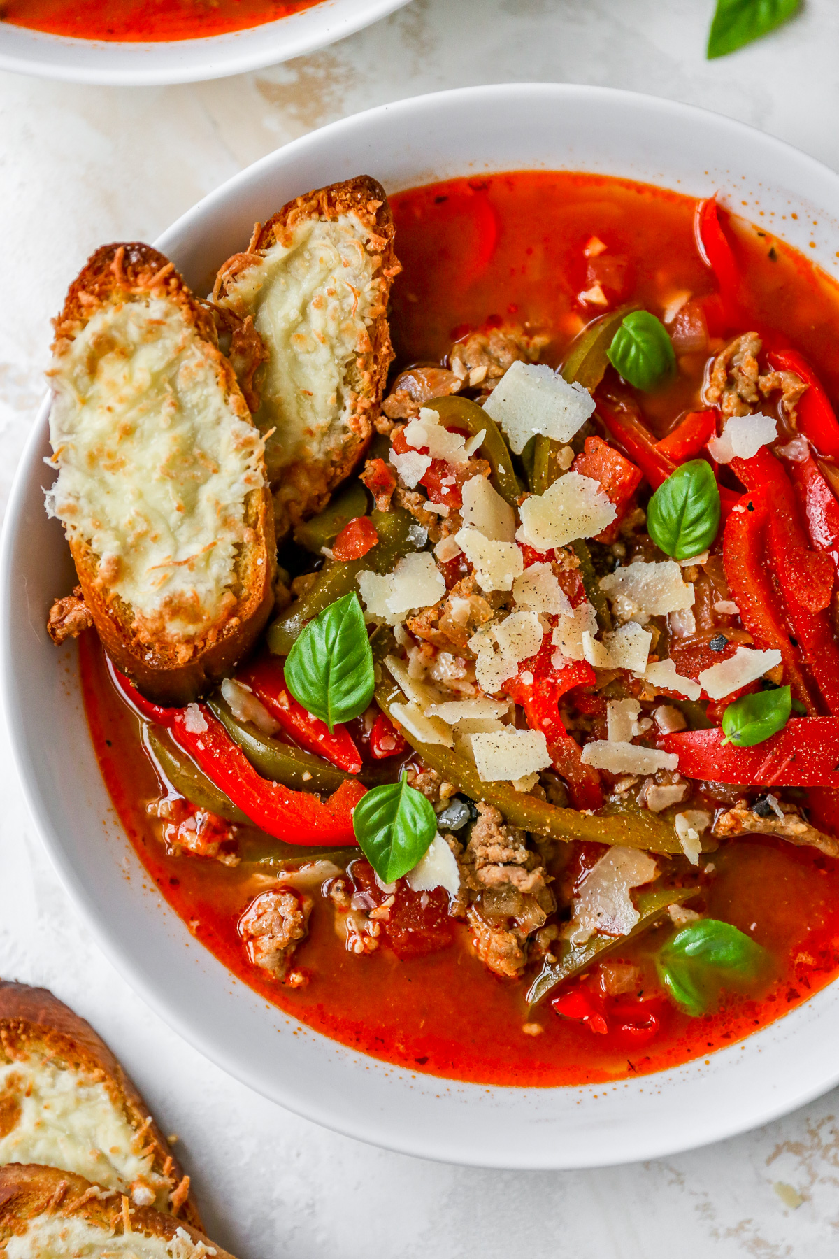 Sausage & Peppers Soup - Yes to Yolks