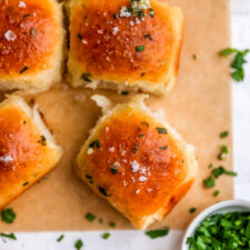 Garlic Herb Dinner Rolls - Cooking For My Soul