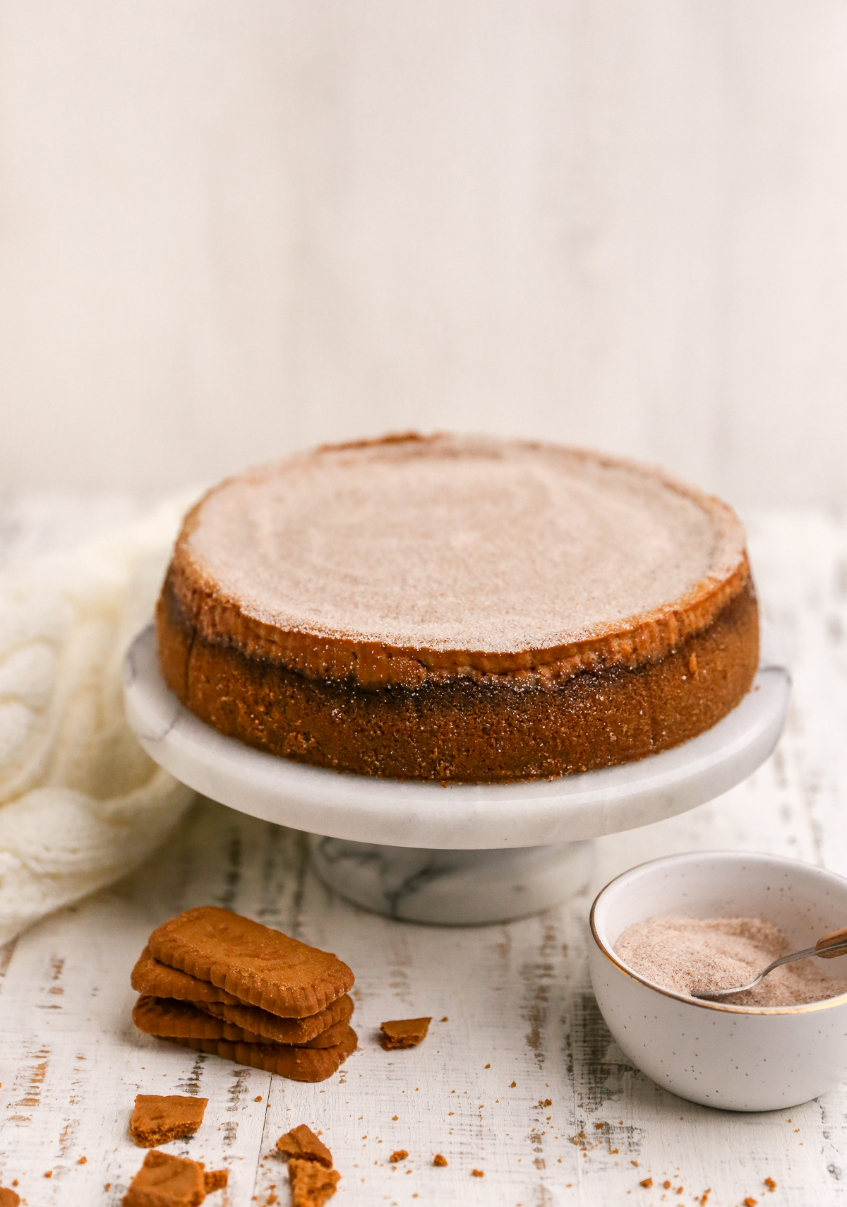 Snickerdoodle Biscoff Cheesecake - Yes to Yolks